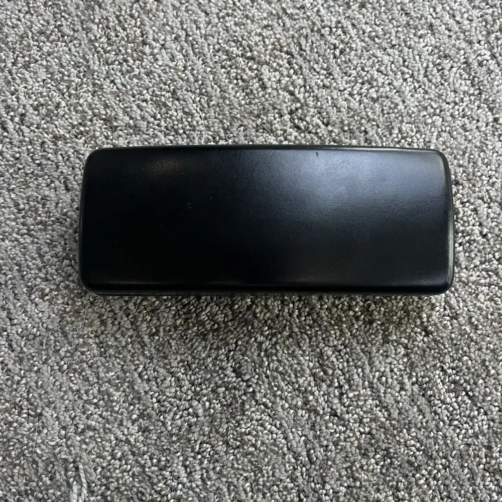 Ralph Lauren Hard Clam Shell Glasses Case Black Sealed Wipe Cloth‎ Velvet Lined